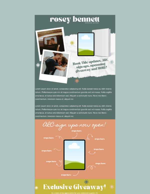 Rosey Bennett Newsletter