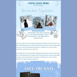 Winter Wonderland Flodesk Template