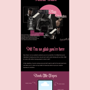 Amelia Black Flodesk Template