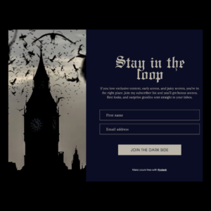 Paranormal Opt in Form 1