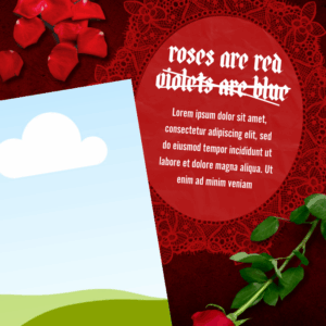 Roses are red trend 1