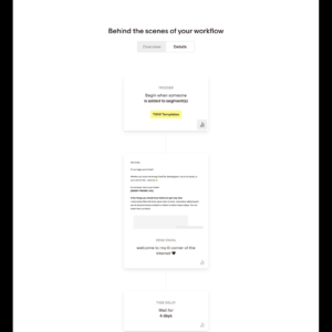 Welcome Sequence Workflow Template