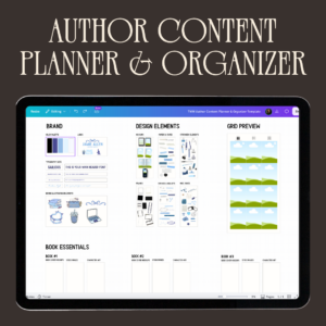 Author Content Planner & Organizer